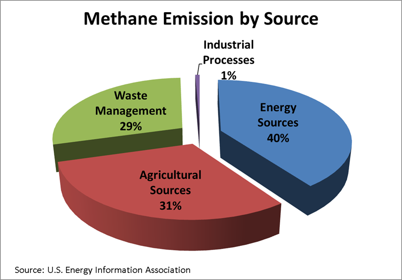 Methane levels in the atmosphere are now rising at their fastest pace