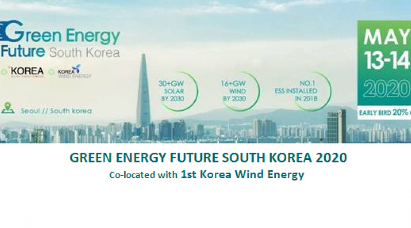 Green Energy Future South Korea 2020 / 13-14 MAY 2020. | e-mc2.gr